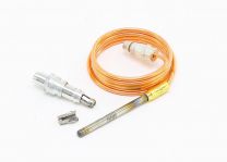 Honeywell Home-Resideo Q340A1090 Universal 30mV Thermocouple, 26mV-32mV Open Circuit Output, 30mV Voltage, 36" Lead Length, 11/32 32 Male Connector Nut, 0.02 Ohms Resistance, Includes Adapter and Push in Clip